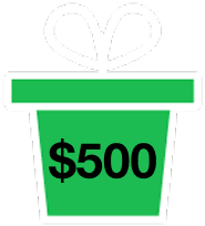 five hundred dollars